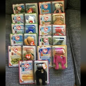 Ty Beanie Babies Collectible Plush Set - Multicolor